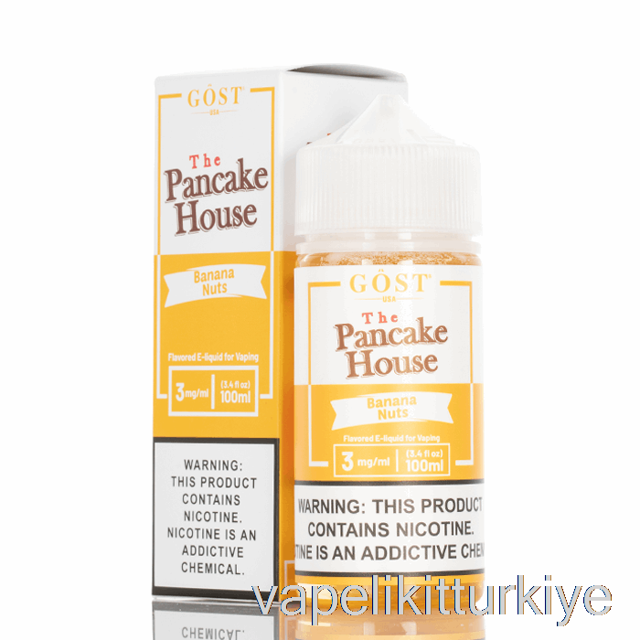 Vape Likit Muz Fındık - Gözleme Evi - Gost Buharı - 100ml 0mg